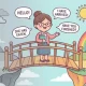 Ilustracija mostu med preteklostjo in sedanjostjo